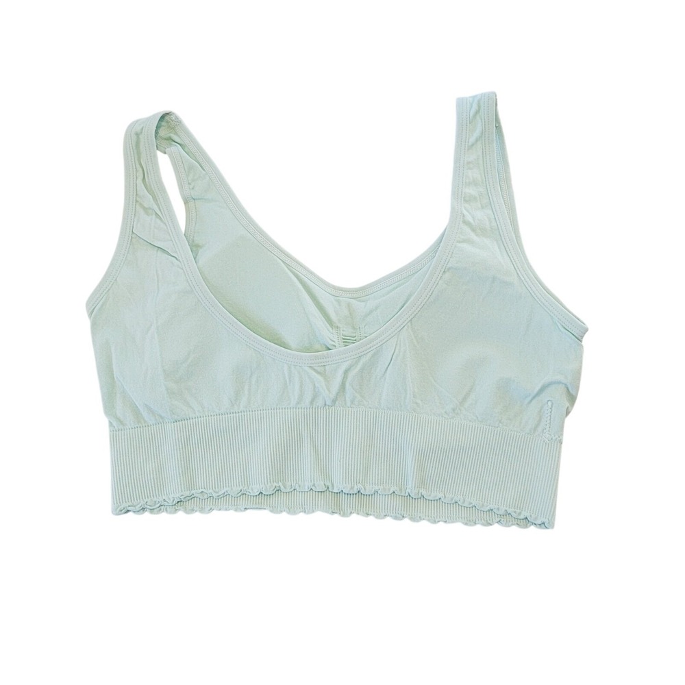 Paris Blues XL Pastel Mint Green Seamless Comfort Bra XL NWT - Picture 7 of 9